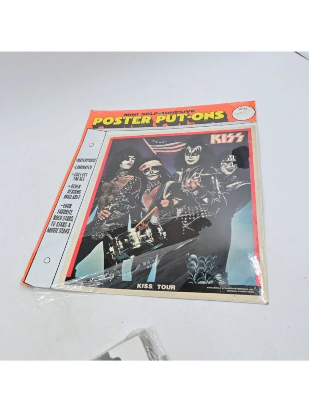 Kiss Poster Put-Ons + 3 Kiss Magazines